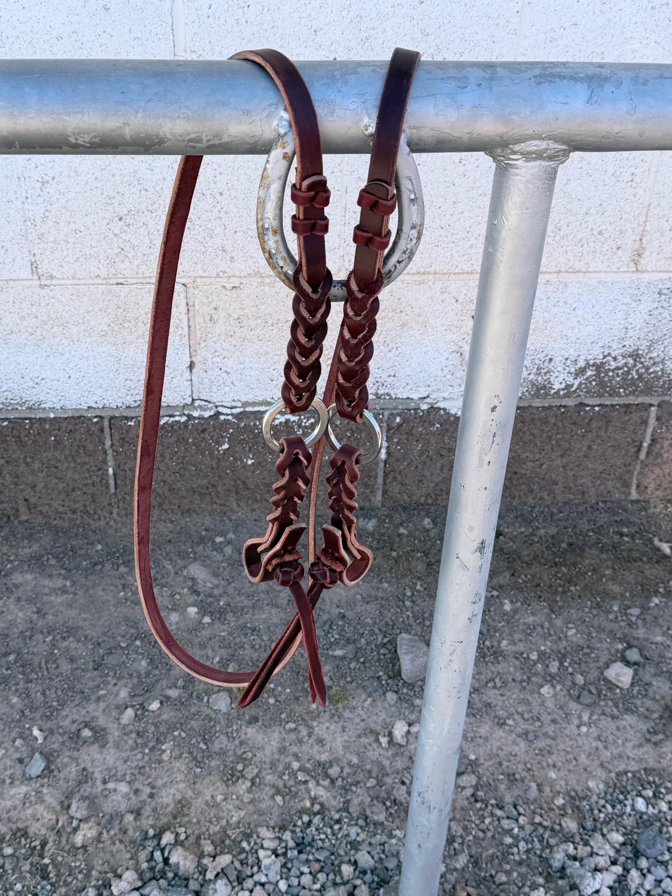 Blood knot roping reins