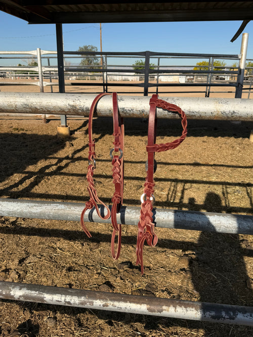 Bloodknot headstall / roping rein